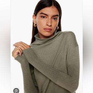 Wilfred 100% Merino Wool Cyprie Sweater S Sage Green